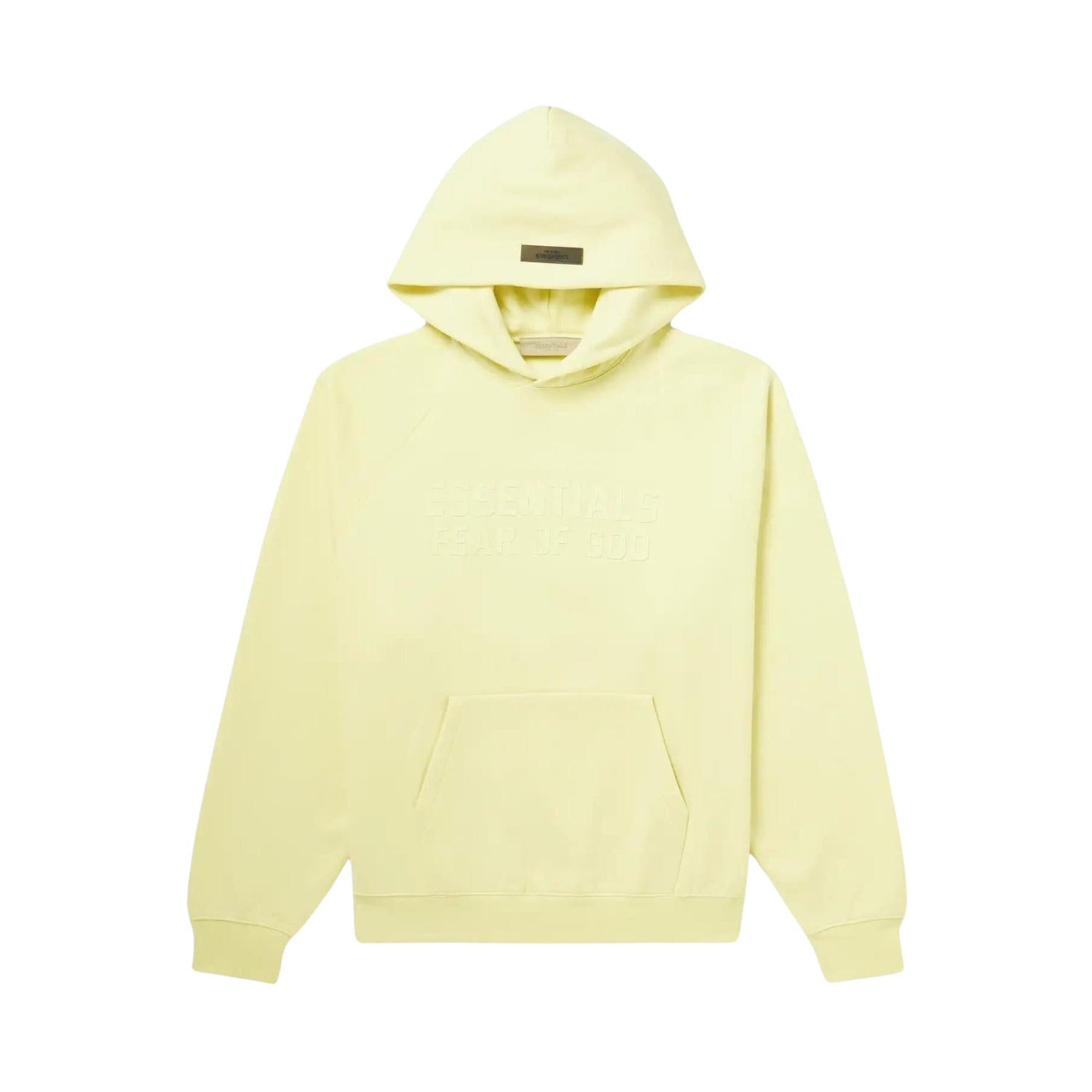 Fear of God ESSENTIALS Canary Hoodie FW22 Hype Locker UK
