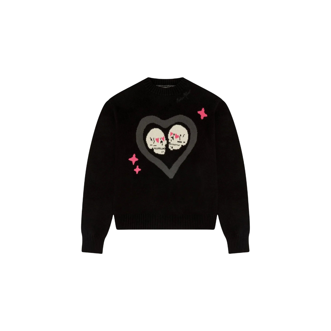 Broken Planet 'Hearts Are Made To Be Broken' Midnight Black Knit