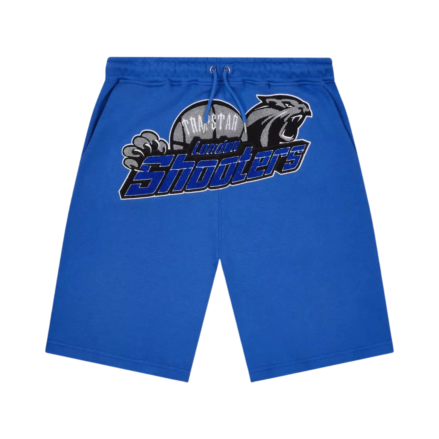 Trapstar London Shooters トレーナー ハーフパンツ 青 Trapstar Shooters Chenille Shorts - Dazzling Blue – Hype
