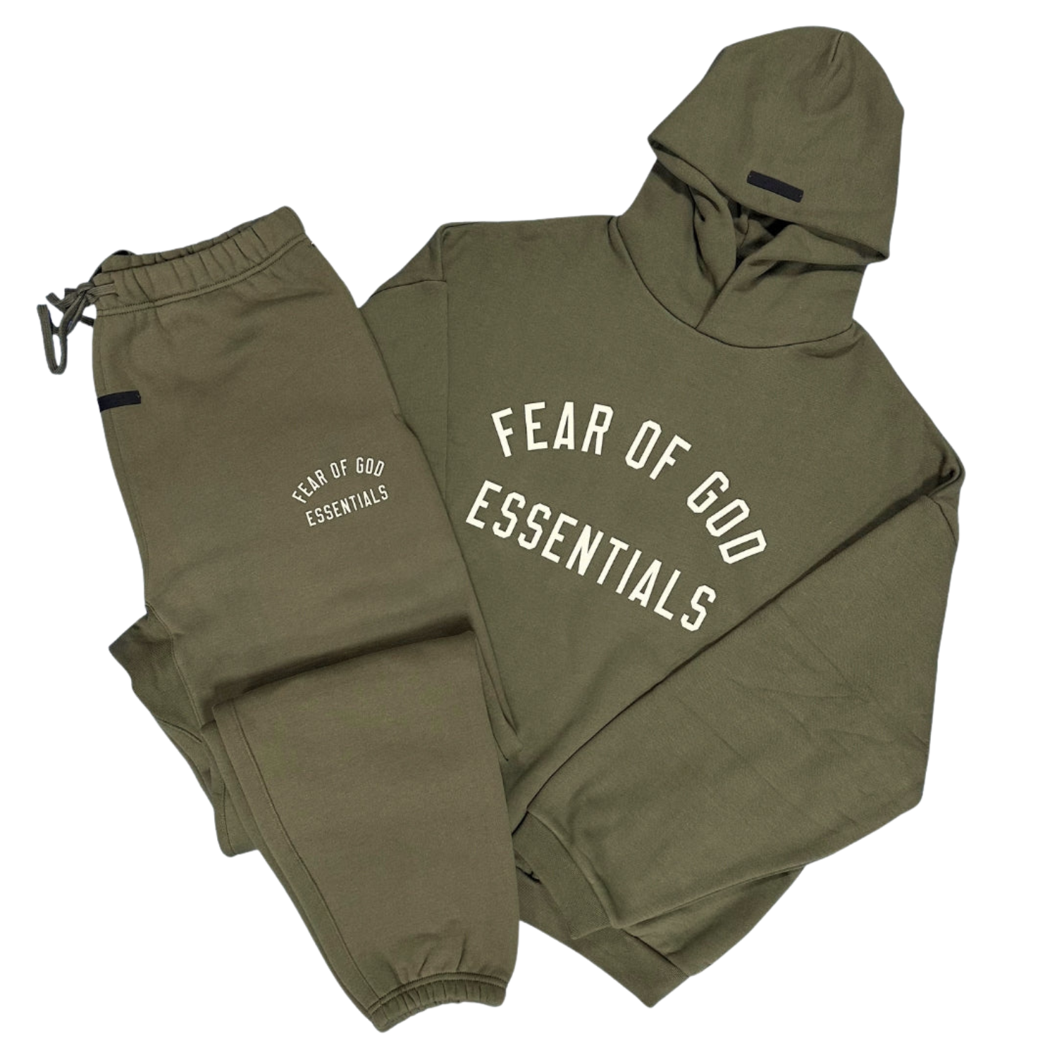国内発送☆FEAR OF GOD☆FLEECE CREWNECK/MILITARY Fleece Crewneck - Military | ESSENTIALS | Fear of God