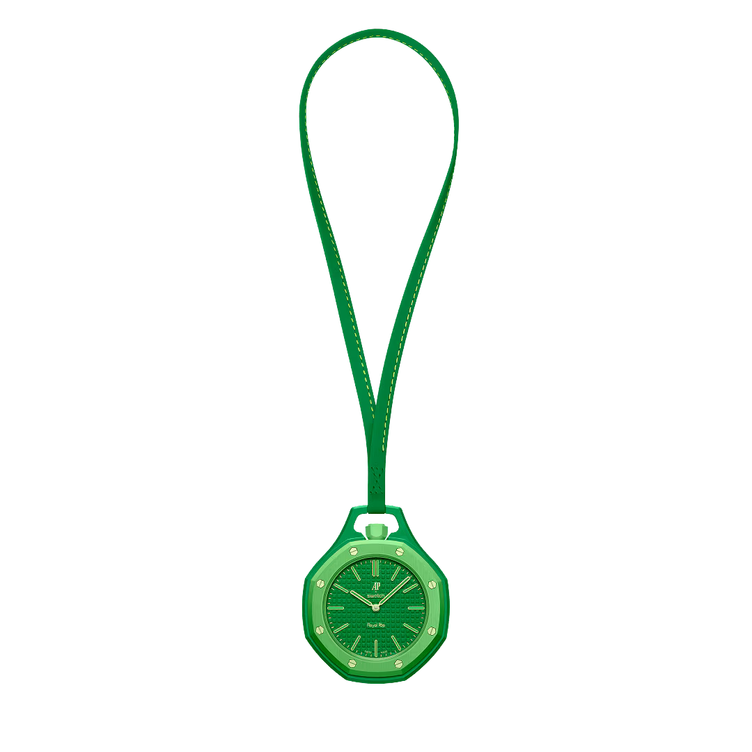 Swatch x Audemars Piguet Bioceramic Royal Pop GREEN EIGHT Pocket