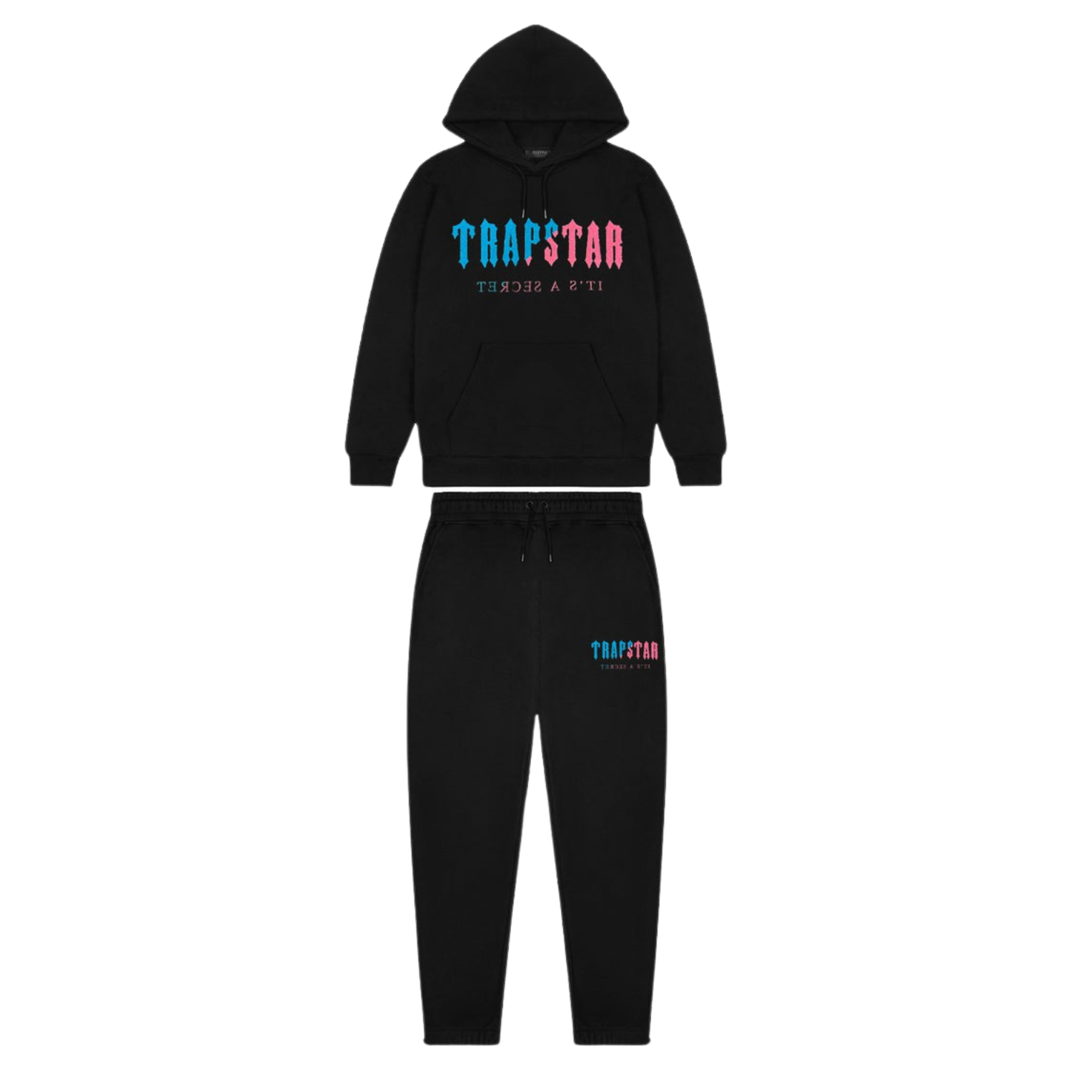 TRAPSTAR DECODED CHENILLE HOODED TRACKSUIT AQUA EDITION