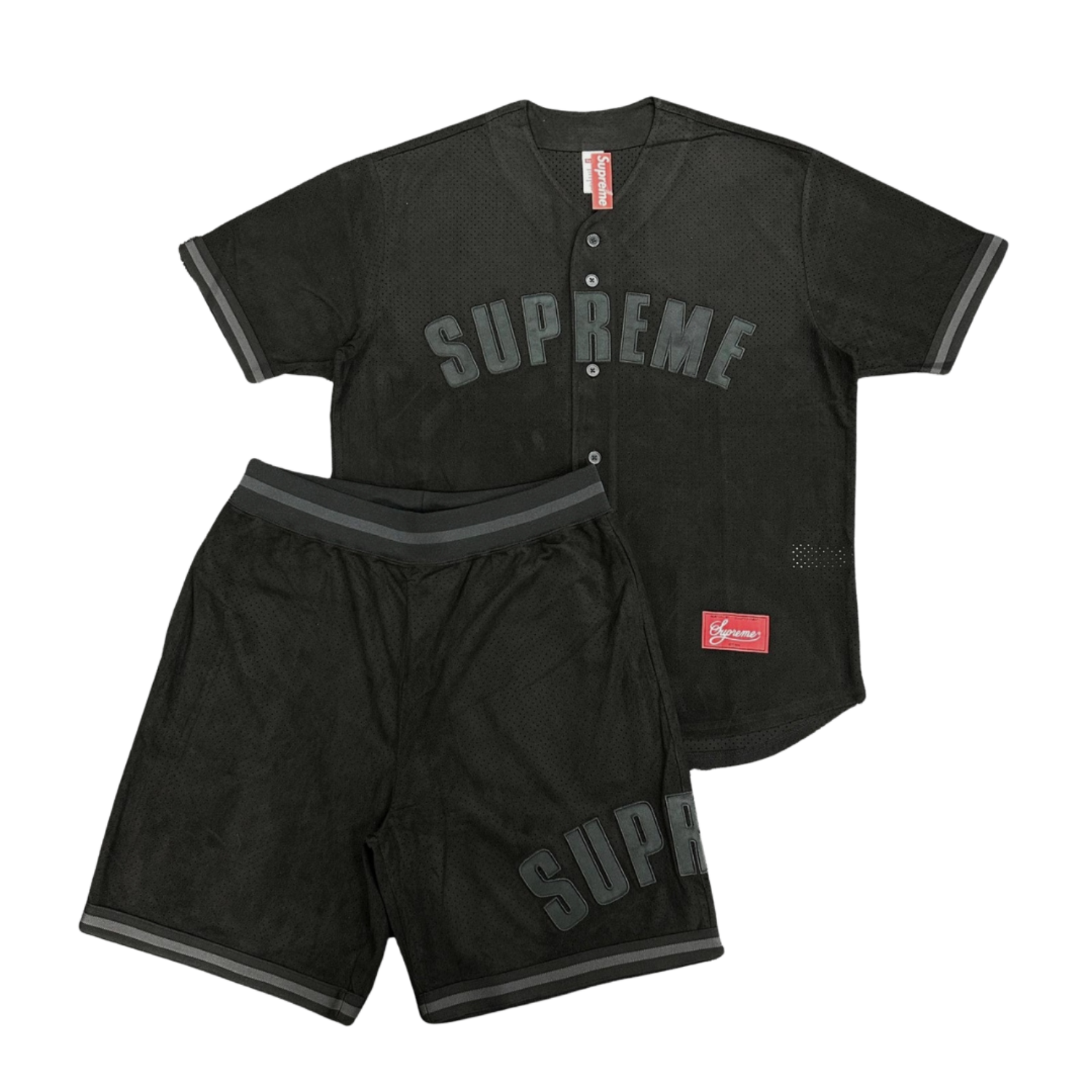 SUPREME Corduroy Baseball Jersey 黒 Supreme corduroy baseball jersey | sui & shara
