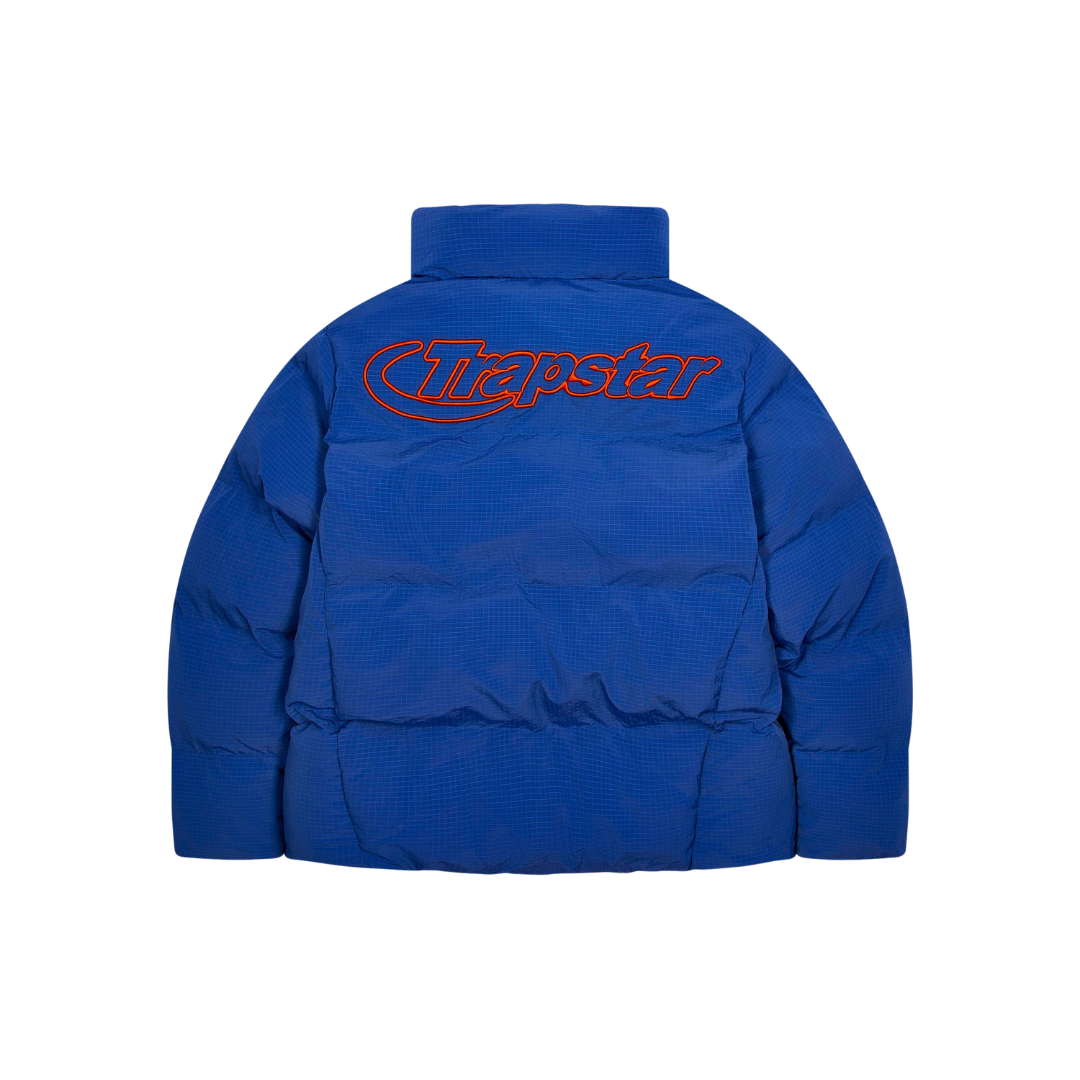 Trapstar Hyperdrive Ripstop Puffer Jacket - Blue / Orange – Hype