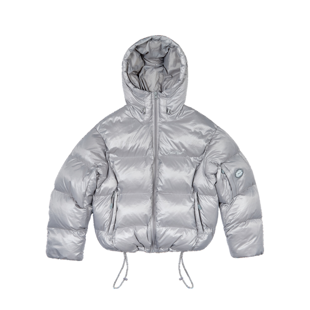 Broken Planet Silver Puffer Jacket | Hype Locker UK