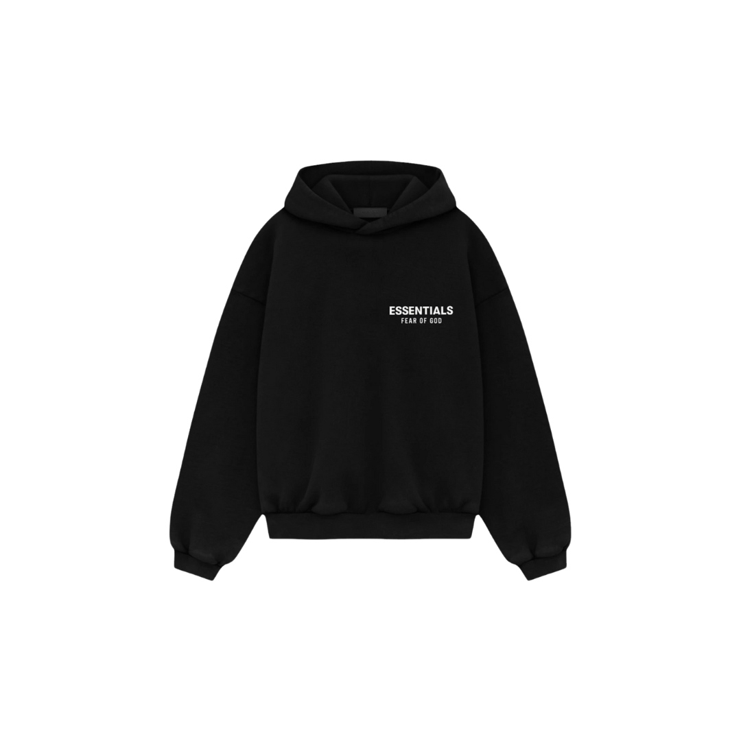 Fear of God ESSENTIALS Kids - Black Hoodie (FW24) | Hype Locker UK Fear of God ESSENTIALS Kids - Black Hoodie (FW24) | Hype Locker UK