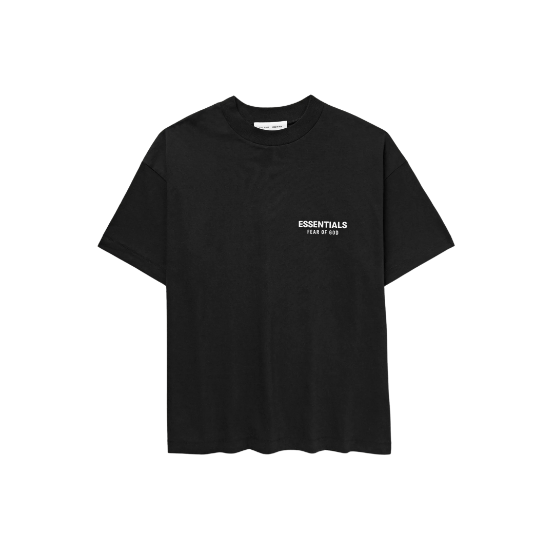 Fear of God ESSENTIALS - Jet Black T-Shirt (SS25) | Hype
