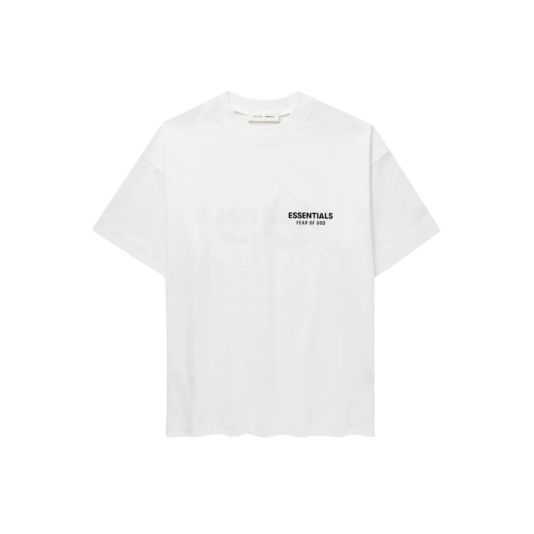 FEAR OF GOD - ESSENTIAL 白T Fear of God Essentials T-shirt Light Oatmeal (SS22)