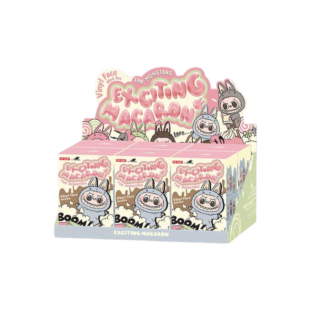 Pop Mart Labubu The Monsters Exciting Macaron Vinyl Plush Pendant