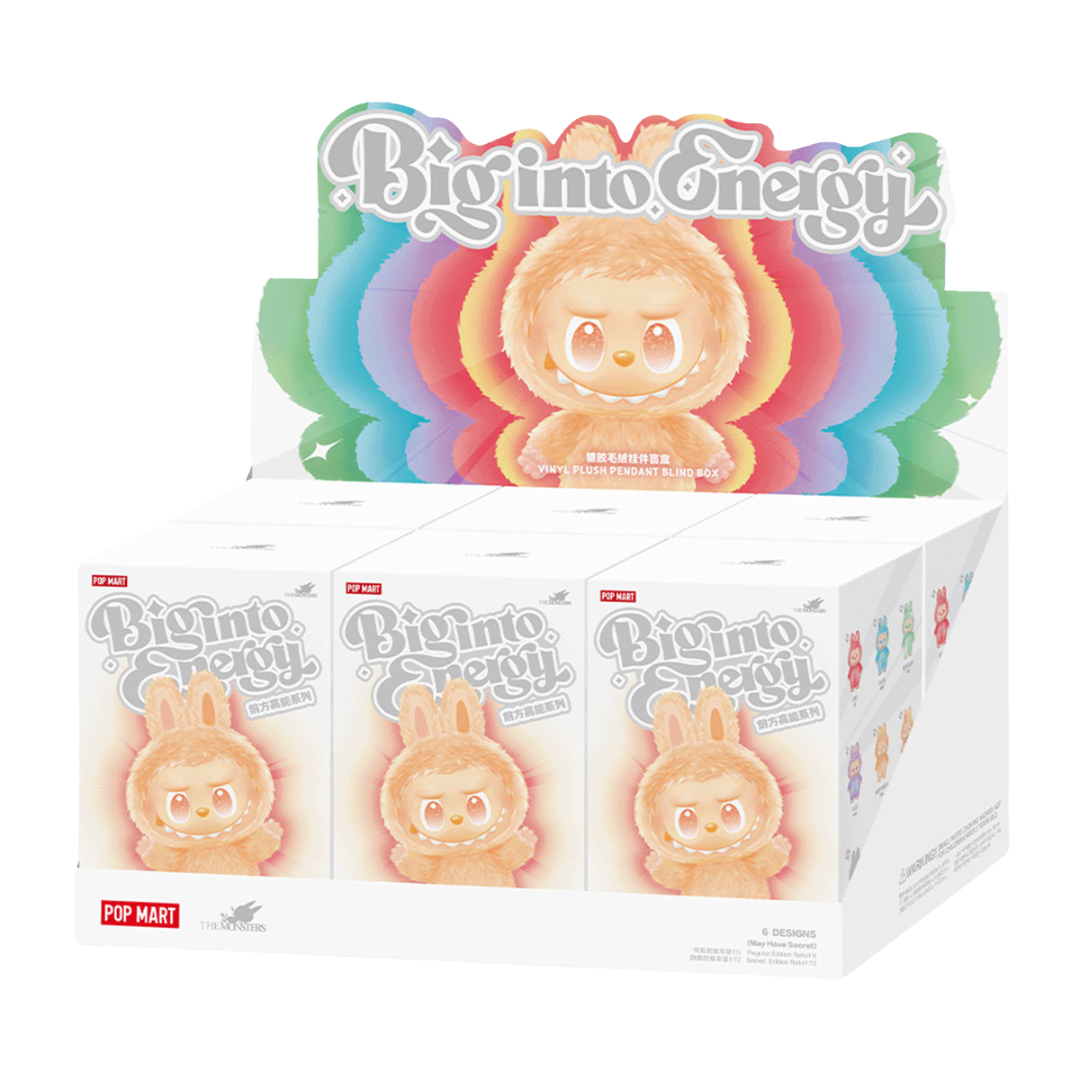 Pop Mart Labubu The Monsters Big Into Energy Vinyl Plush Pendant