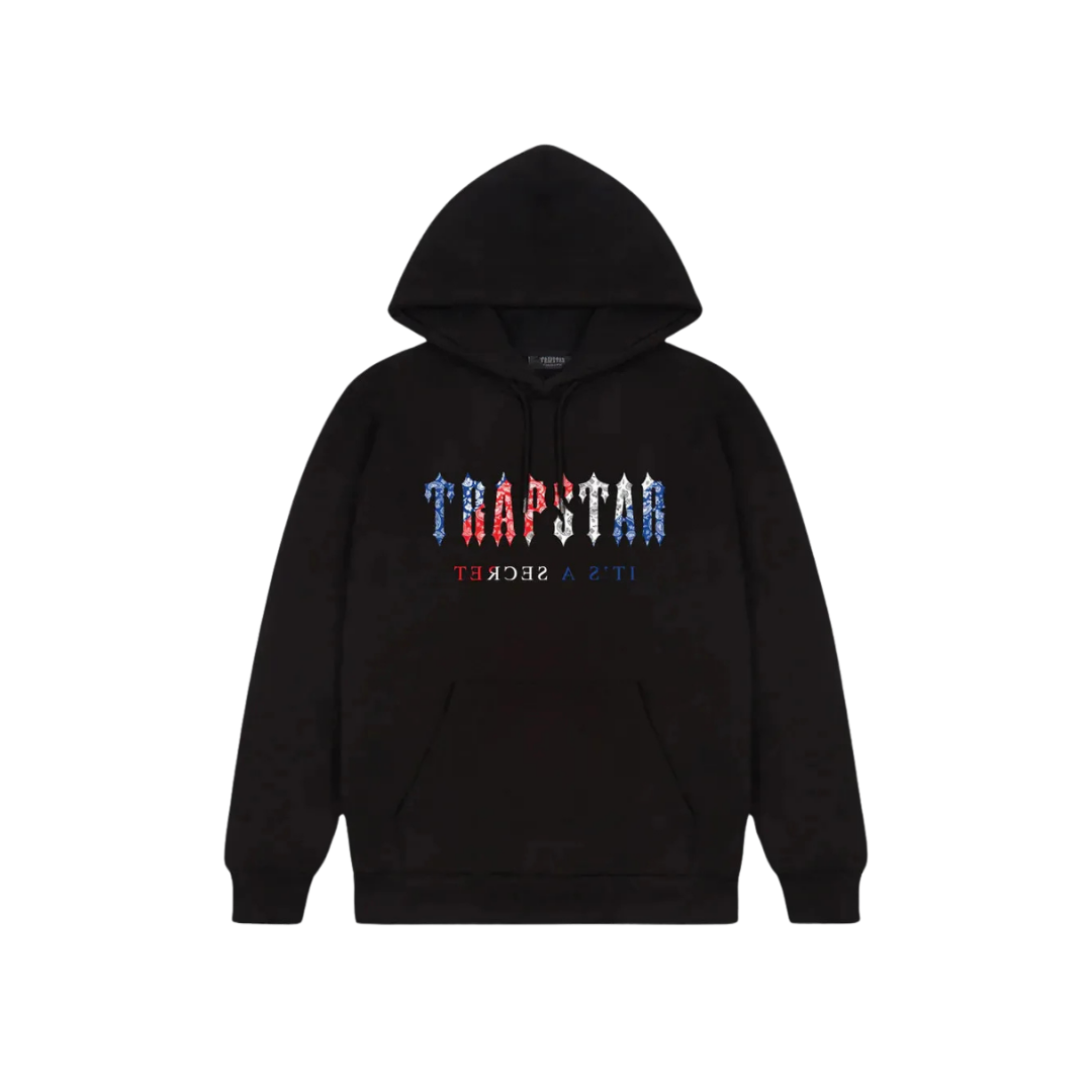 Trapstar Decoded Paisley Revolution Hoodie - Black | Hype Locker UK
