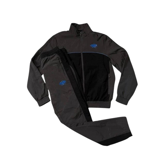 SYNA WORLD LOGO SHELL TRACKSUIT - GREY / BLACK / COBALT