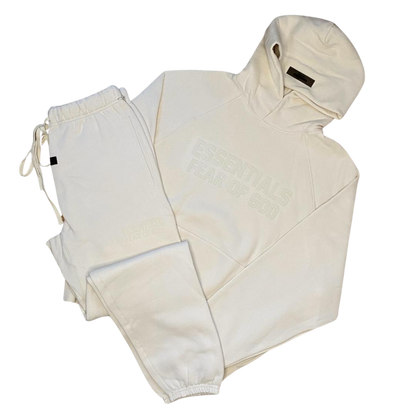 FEAR OF GOD ESSENTIALS CREAM / EGG SHELL TRACKSUIT (FW22) - Hype Locker UK