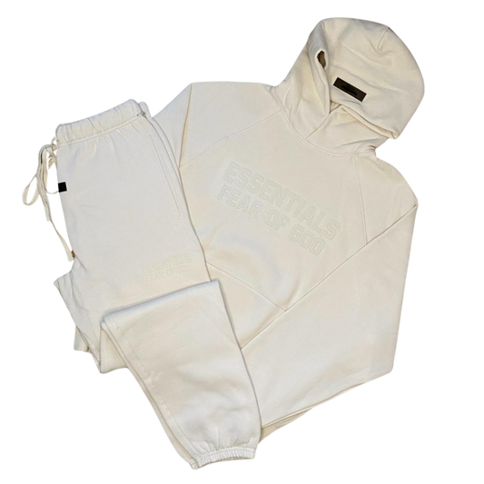 FEAR OF GOD ESSENTIALS CREAM / EGG SHELL TRACKSUIT (FW22) - Hype Locker UK