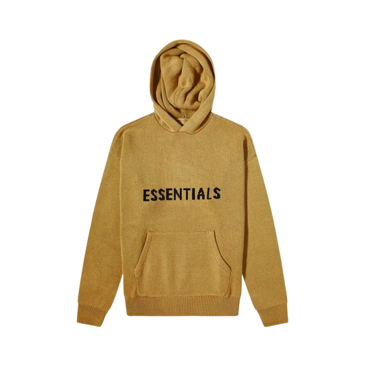 FEAR OF GOD ESSENTIALS AMBER KNIT HOODIE - Hype Locker UK