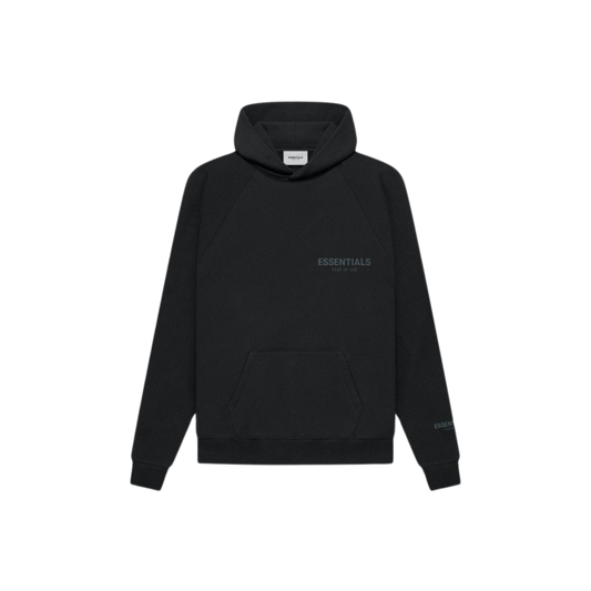 FEAR OF GOD ESSENTIALS BLACK / STRETCH LIMO CORE COLLECTION HOODIE - Hype Locker UK