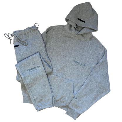 FEAR OF GOD ESSENTIALS HEATHER OATMEAL CORE COLLECTION TRACKSUIT - Hype Locker UK