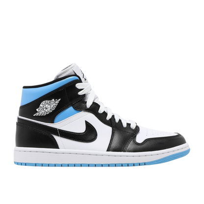 AIR JORDAN 1 MID 'BLACK UNIVERSITY BLUE' - Hype Locker UK