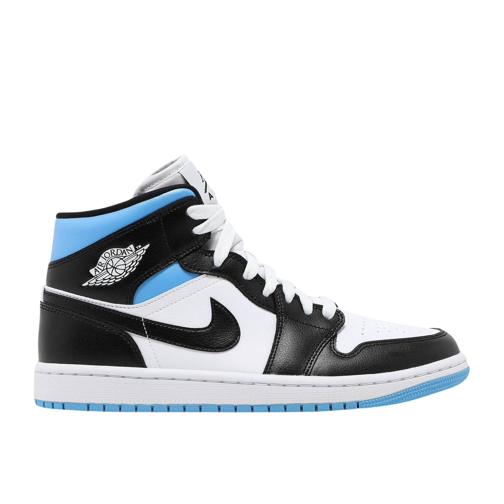 AIR JORDAN 1 MID 'BLACK UNIVERSITY BLUE' - Hype Locker UK