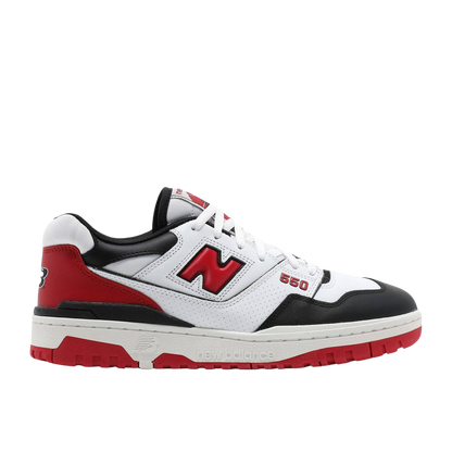 NEW BALANCE 550 WHITE RED BLACK