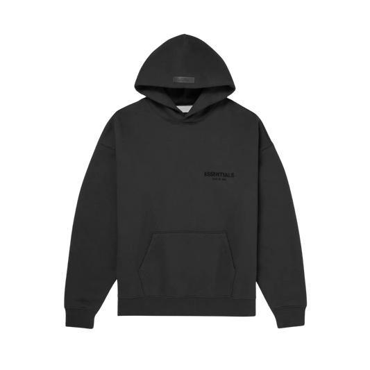 FEAR OF GOD ESSENTIALS BLACK / STRETCH LIMO HOODIE (SS22) - Hype Locker UK