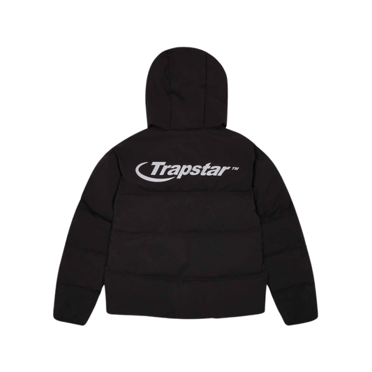 TRAPSTAR HYPERDRIVE TECHNICAL PUFFER JACKET - BLACK / REFLECTIVE