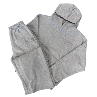 BROKEN PLANET BASICS HEATHER GREY TRACKSUIT