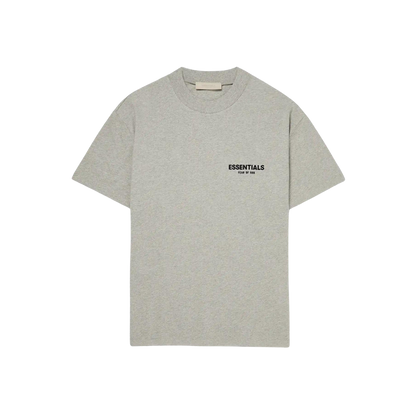 FEAR OF GOD ESSENTIALS HEATHER OATMEAL T-SHIRT (SS22) - Hype Locker UK