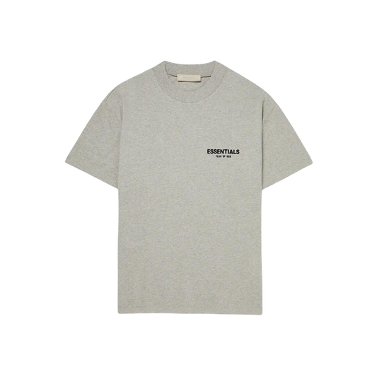 FEAR OF GOD ESSENTIALS HEATHER OATMEAL T-SHIRT (SS22) - Hype Locker UK