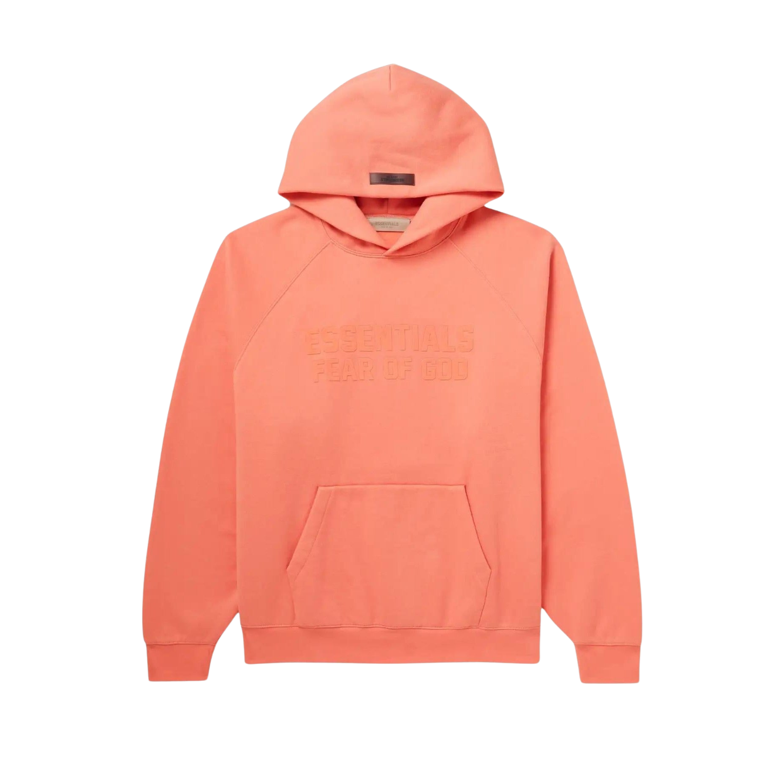 Bright coral hoodie discount