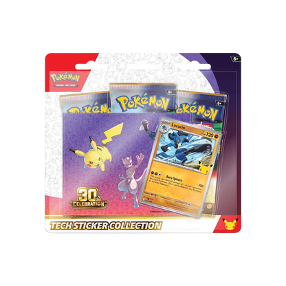 POKÉMON TCG 30TH CELEBRATION TECH STICKER COLLECTION (LUCARIO)