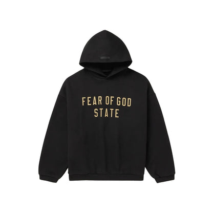 FEAR OF GOD ESSENTIALS BLACK STATE TRACKSUIT