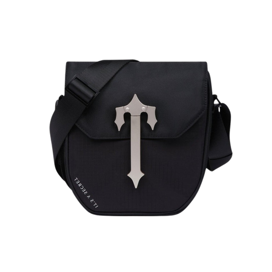 TRAPSTAR COBRA T BAG - BLACK / SILVER