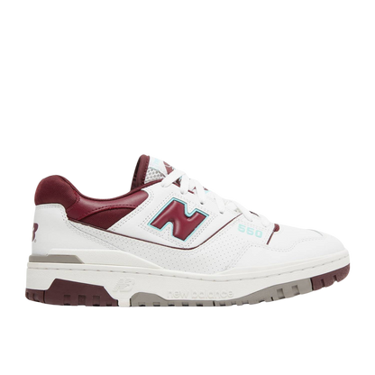 NEW BALANCE 550 BURGUNDY TURQUOISE