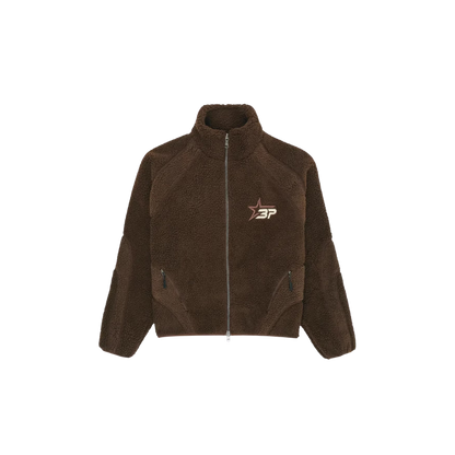 BROKEN PLANET MOCHA BROWN POLAR FLEECE