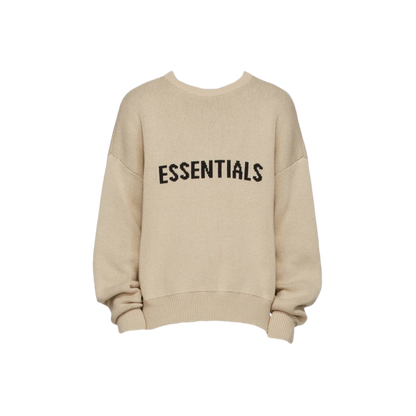 FEAR OF GOD ESSENTIALS LINEN KNIT SWEATSHIRT