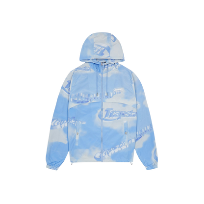 TRAPSTAR HYPERDRIVE CLOUD WINDBREAKER - BLUE / WHITE - Hype Locker UK