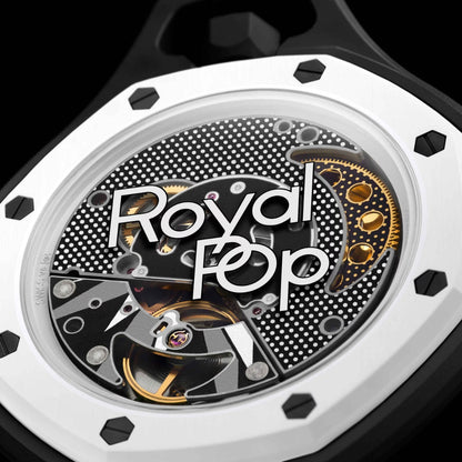 SWATCH X AUDEMARS PIGUET BIOCERAMIC ROYAL POP OCHO NEGRO POCKET WATCH