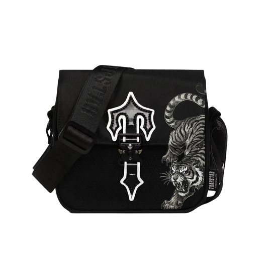 TRAPSTAR IRONGATE TIGER T CROSS-BODY BAG - BLACK