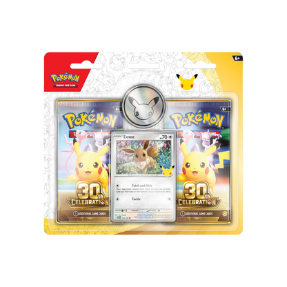 POKÉMON TCG 30TH CELEBRATION 2-PACK BLISTER