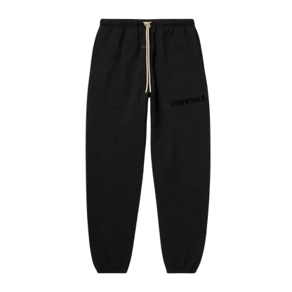 FEAR OF GOD ESSENTIALS JET BLACK SWEATPANTS - Hype Locker UK