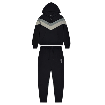 TRAPSTAR V STRIPE TRACKSUIT - BLACK
