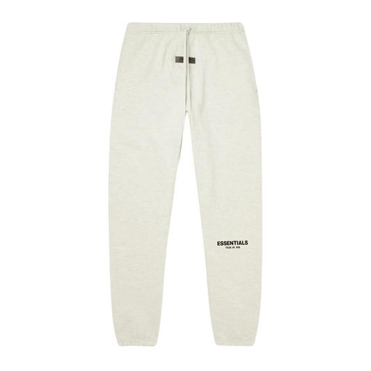 FEAR OF GOD ESSENTIALS LIGHT HEATHER OATMEAL SWEATPANTS (SS22) - Hype Locker UK