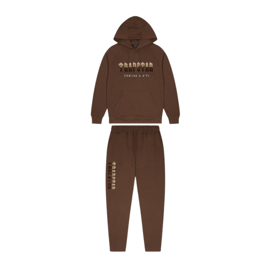 TRAPSTAR CHENILLE DECODED 2.0 HOODED TRACKSUIT - EARTH EDITION - Hype Locker UK