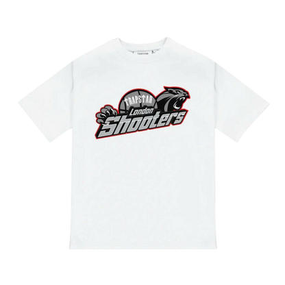 TRAPSTAR SHOOTERS TARGET T-SHIRT - WHITE / GREY - Hype Locker UK