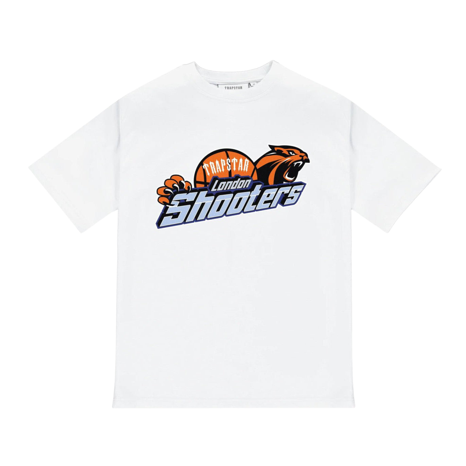 TRAPSTAR SHOOTERS TARGET T-SHIRT - WHITE / ORANGE - Hype Locker UK