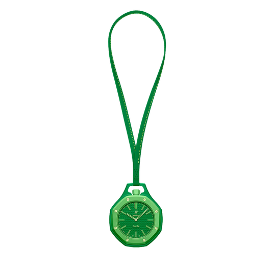 SWATCH X AUDEMARS PIGUET BIOCERAMIC ROYAL POP GREEN EIGHT POCKET WATCH