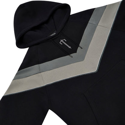 TRAPSTAR V STRIPE TRACKSUIT - BLACK