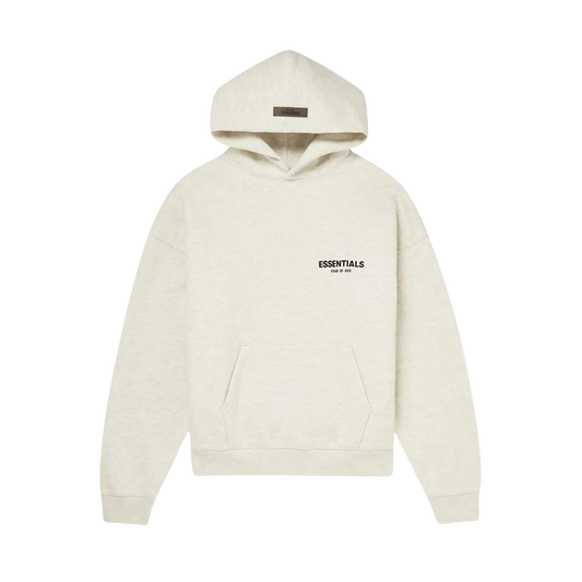 FEAR OF GOD ESSENTIALS LIGHT HEATHER OATMEAL HOODIE (SS22) - Hype Locker UK