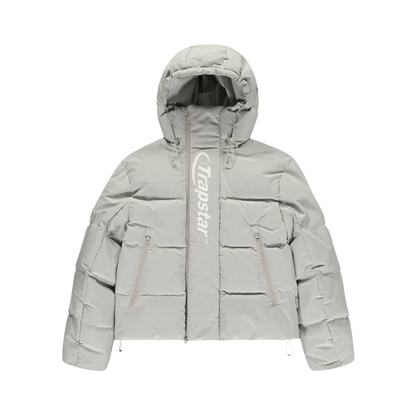 TRAPSTAR HYPERDRIVE TECHNICAL PUFFER JACKET - LIGHT GREY - Hype Locker UK